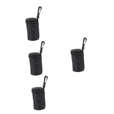 Supvox 4-Piece Pet Waste Bag Dispenser with Carabiner