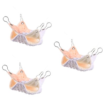 Supvox 3-Piece Small Pet Resting Hammocks for Hamsters, Guinea Pigs and Chinchillas