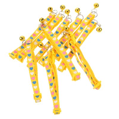 Kisangel 10-Pack Christmas Dog and Cat Collars with Bell