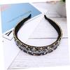 FRCOLOR 3-Piece Baroque Crystal Pearl Headbands with Rhinestones view 3