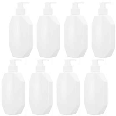 White 300 ml PET Refillable Pump Bottles