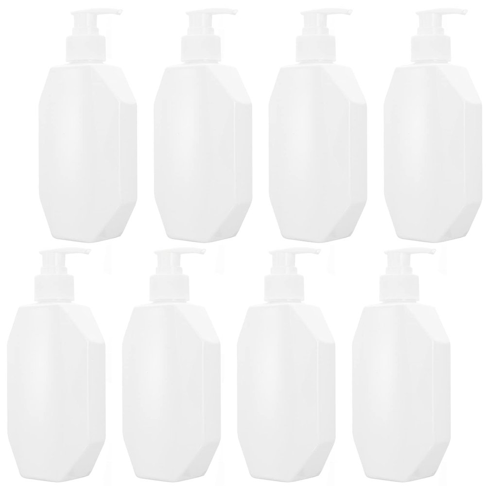White 300 ml PET Refillable Pump Bottles