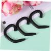 FRCOLOR 60-Piece Silicone Ear Hooks for Masks, Comfortable Reusable Mask Holders, Black view 4