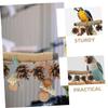 BESPORTBLE Natural Wood Bird Perch, Multifunctional Cage Toy for Parrots, Parakeets and Pet Birds view 2