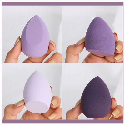 Makeup Sponge Set, 1/3/4 Pieces, Egg-Shaped Cosmetic Puff, Style 11