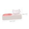 Cat Food Bowl with Cat Grass Cup, Multifunctional Plastic Bowl view 4