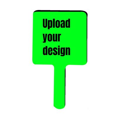 WunM Studio Personalized Handheld Makeup Mirror – Custom Image, Text or Logo