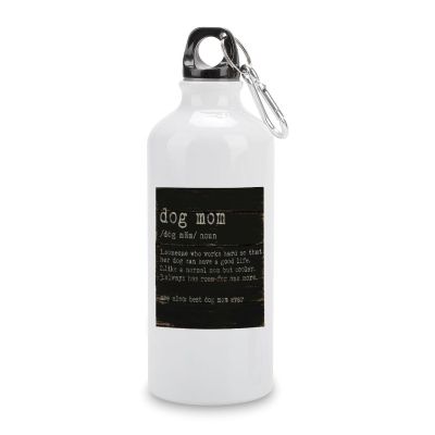 Guangpat Funny Dog Mom Typography Insulated Stainless Steel Water Bottle, 590 ml, Portable, Leakproof, Ideal for Gym, Hiking, and Travel