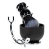MAGICLULU Men's Shaving Set with Bowl and Stand, Black view 1
