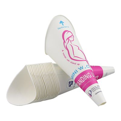 Disposable Female Urinal Funnel, Portable, 20-Pack