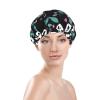 Panda Shower Cap with Cute Face, Reusable, Double-Layer Waterproof view 3