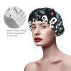 Panda Shower Cap with Cute Face, Reusable, Double-Layer Waterproof view 4