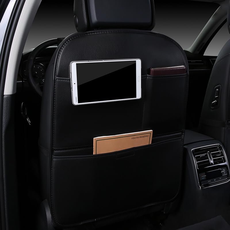 2-Piece Waterproof PU Leather Backseat Anti-Kick Pads for Ford Focus 2004–2010