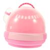 Pink Plastic Hamster Carrier with Handle view 1