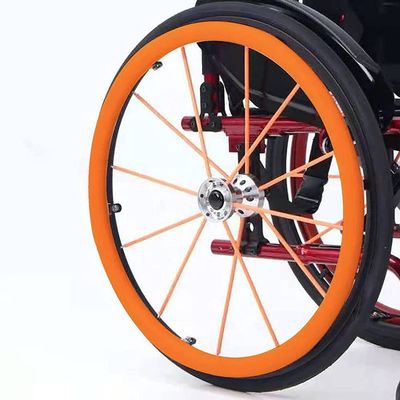 OHaGin 22/24-Inch Wheelchair Push Rim Covers, 1 Pair, Silicone, Non-Slip and Wear-Resistant