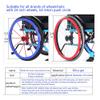 OHaGin 22/24-Inch Wheelchair Push Rim Covers, 1 Pair, Silicone, Non-Slip and Wear-Resistant view 4