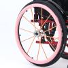 OHaGin Wheelchair Handrim Covers, 24-/22-Inch Rear Wheel Covers, Non-Slip, Wear-Resistant, Red view 2