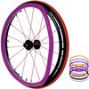 OHaGin 24-Inch Wheelchair Push Rim Covers, Non-Slip Wear-Resistant Covers view 1