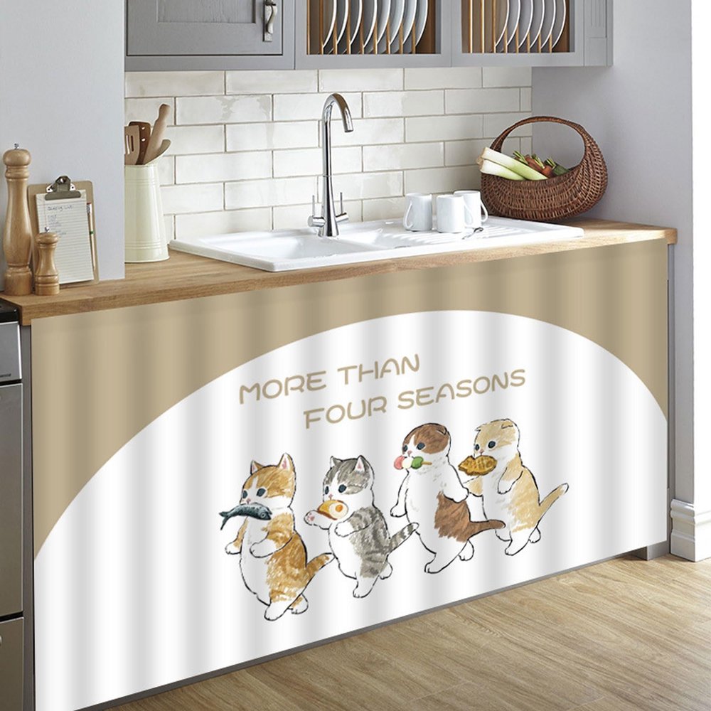 Dustproof Velvet Cabinet Curtain, Opaque Blackout Curtain for Cabinets and Windows