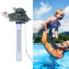 Water-Shaped Waterproof Swimming Pool Thermometer for Indoor and Outdoor Use view 3