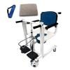 Rieort Hydraulic Transfer Lift Wheelchair, Steel Patient Lift Chair with Bedpan, 290 lb view 1