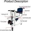 Rieort Hydraulic Transfer Lift Wheelchair, Steel Patient Lift Chair with Bedpan, 290 lb view 4