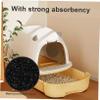 Kisangel Round Cat Litter Filter with Activated Charcoal view 2