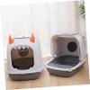 Kisangel Round Cat Litter Filter with Activated Charcoal view 3