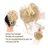 Messy Curly Bun Hairpiece with Claw Clip, 1 Piece view 2