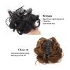 Messy Curly Bun Hairpiece with Claw Clip, 1 Piece view 4