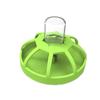 INOOMP 2-Piece Pet Water Fountain and Food Bowl Set, Green view 2