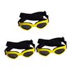 INOOMP 3-Piece Dog Sunglasses with UV Protection, Yellow view 1
