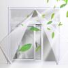 Lesone Safety Net for Windows and Cats, Insect Screen with Self-Adhesive Fit, Custom Zipper Position (W x H) view 4