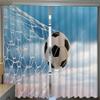 MEVASA Blackout Football Curtains, 2 Panels, 234 x 183 cm (W x H) view 2