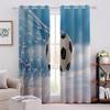 MEVASA Blackout Football Curtains, 2 Panels, 234 x 183 cm (W x H) view 3
