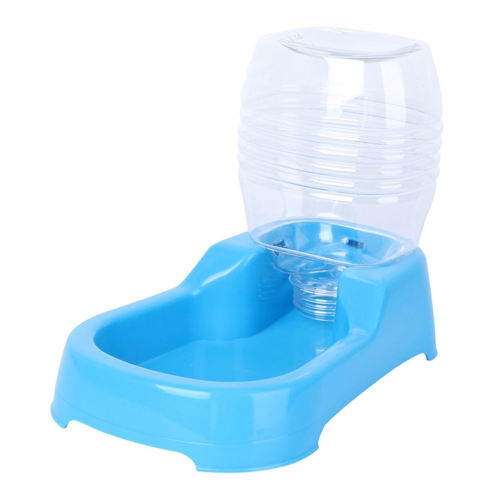 INOOMP 2-Piece Pet Water Bowl and Dispenser for Dogs, Blue