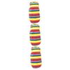 INOOMP 3-Piece Pet Vest with Rainbow Stripe Print, Easy to Put On, for Everyday Wear and Parties view 1
