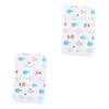 INOOMP 2-Piece Waterproof, Breathable Pet Urine Pads, Super-Absorbent Dog Pads, Non-Slip Fish Pattern view 1