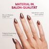 DOONAILS Press-On Nails – Glazed Chocolate Almond Short, 30-Piece Set view 2