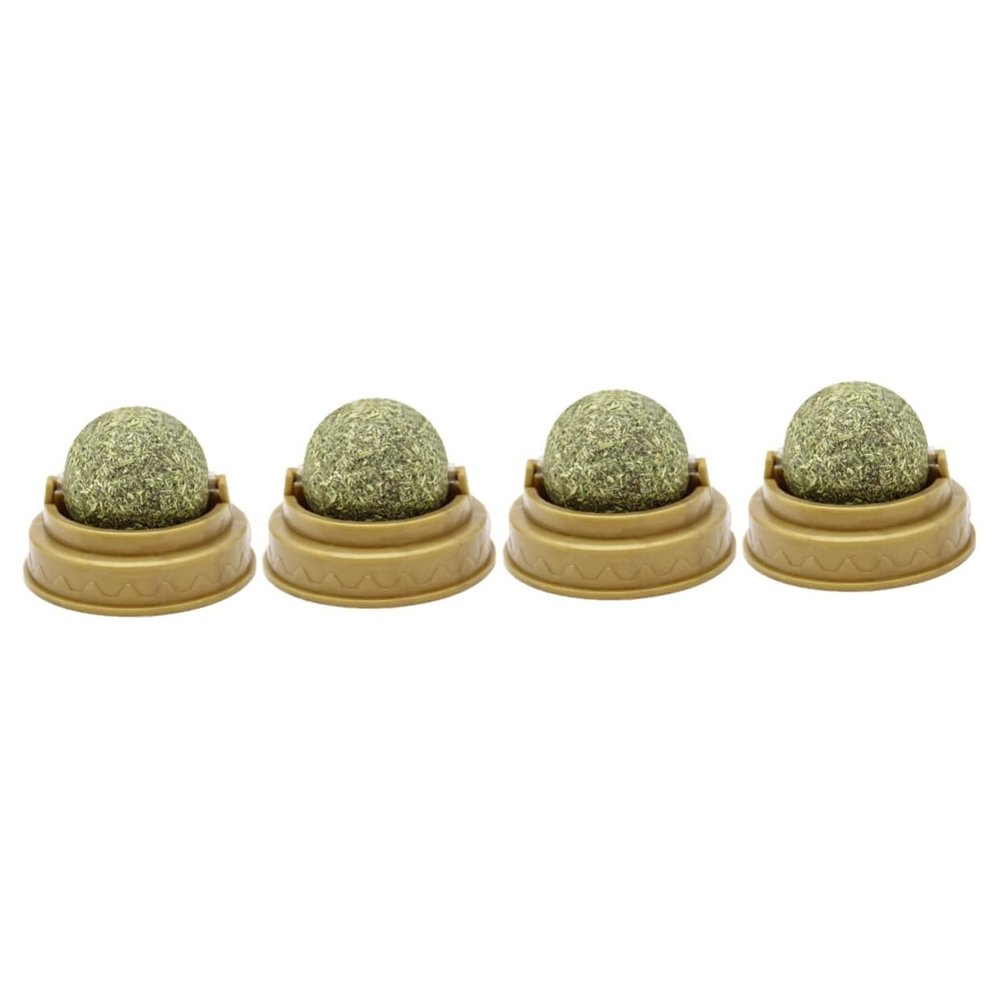 INOOMP 4-Pack Catnip Snack Balls