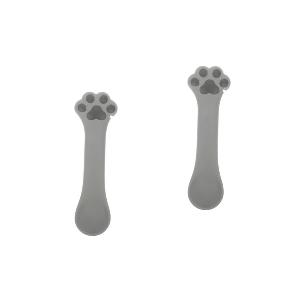 Happyyami 2-Piece Silicone Pet Food Spoons and Can Opener