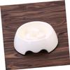 Supvox 2-Piece Slow-Feeder Dog and Cat Bowls, Food-Grade, White, for Small Pets view 3