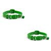 Supvox 2-Pack Dots Dog Collar with Bell for Small Dogs view 1
