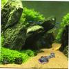 Happyyami Small Aquarium Decoration, Resin Airplane Wreck for Freshwater and Saltwater Aquariums view 3