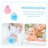 Healvian Unicorn Bath Sponges, Soft PE Bath Sponge with Hanging Loop, 2 Pieces view 4