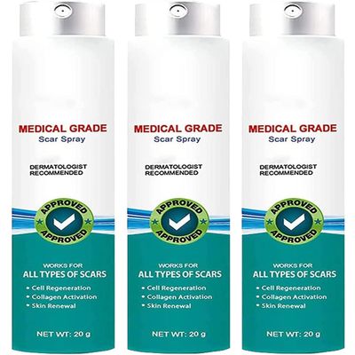 Scar Removal Spray for Scars and Stretch Marks, 3-Pack