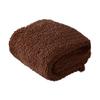 INOOMP 2-Piece Cozy Pet Blankets for Dogs and Cats, Washable Fluffy Sleeping Mats, Coffee Color view 3