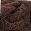 INOOMP 2-Piece Cozy Pet Blankets for Dogs and Cats, Washable Fluffy Sleeping Mats, Coffee Color view 4