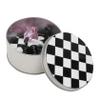 Healvian 2-Piece False Nail Display Holder, Checkerboard Pattern view 1