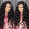DDNGEJ Loose Deep Wave T-Part Lace Front Wig, Human Hair, Pre-Plucked view 4